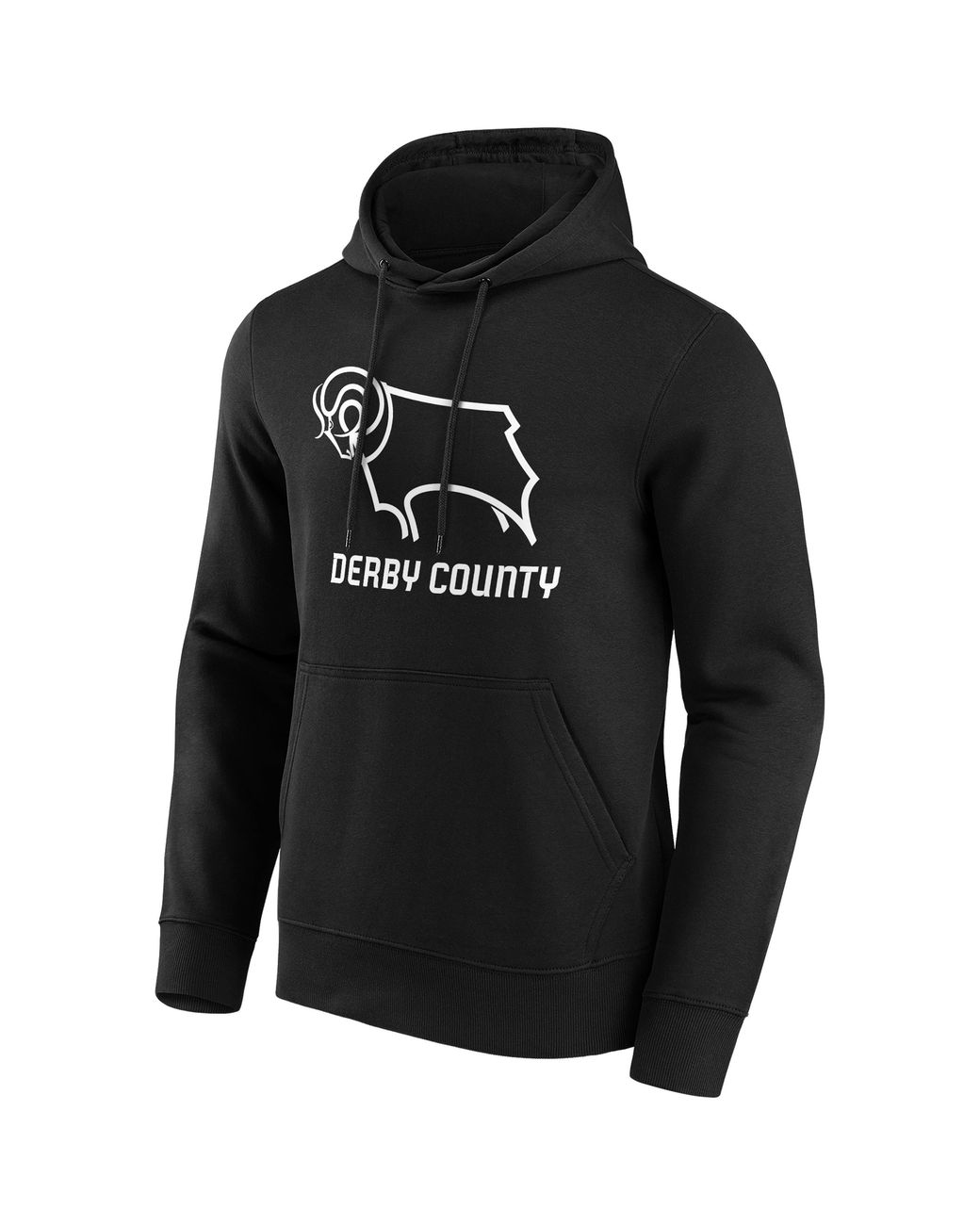 Team Black Derby Essential Logo Hoodie for men