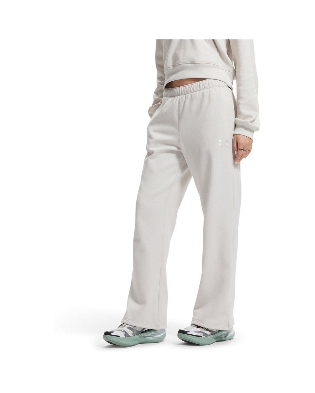 Under Armour Gray Icon Vida Fleece Tracksuit Bottoms