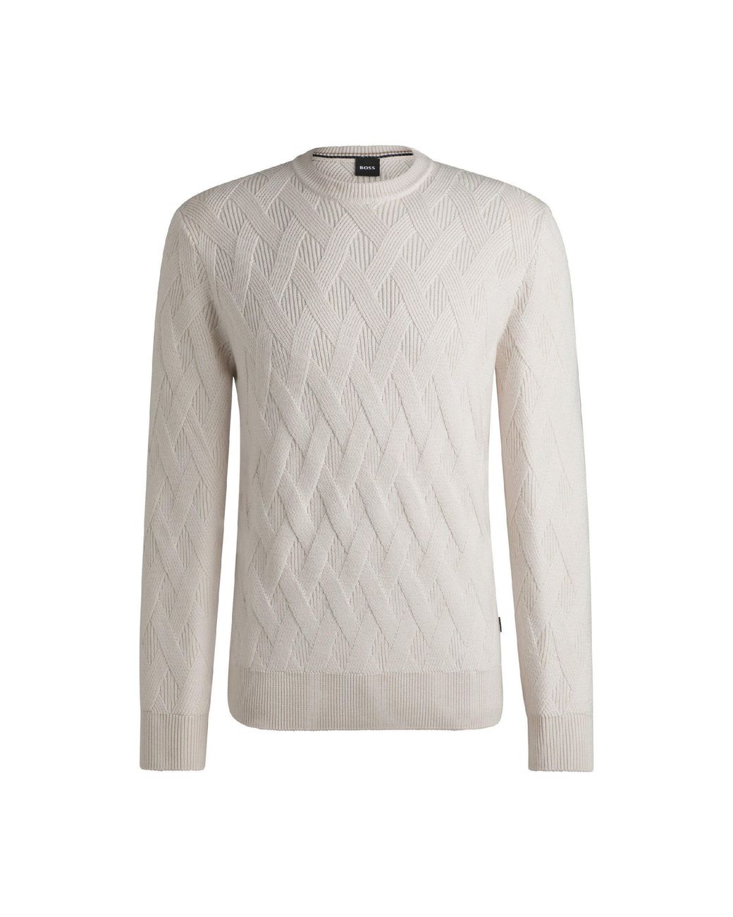 Boss Gray H Elfredo Knitted Top for men