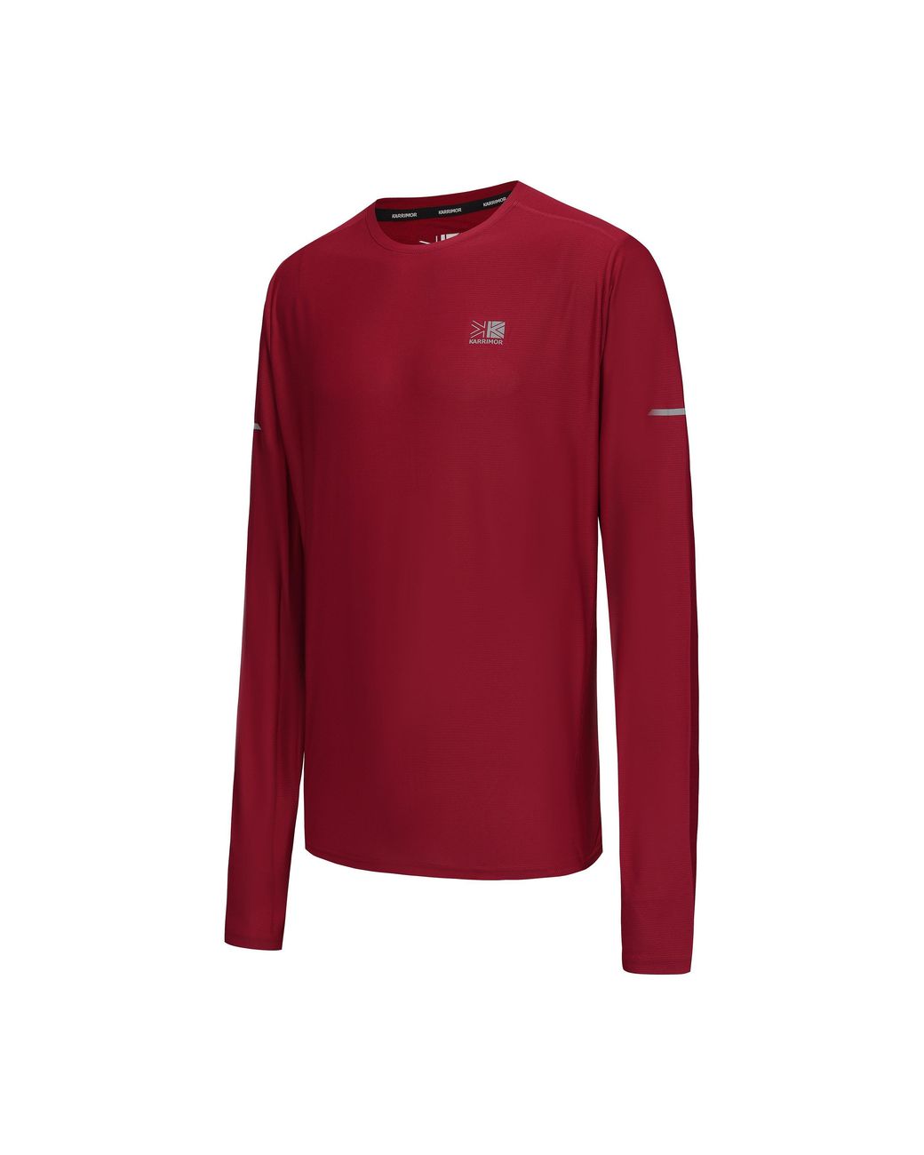 Karrimor Red Long Sleeve Run T Shirt for men
