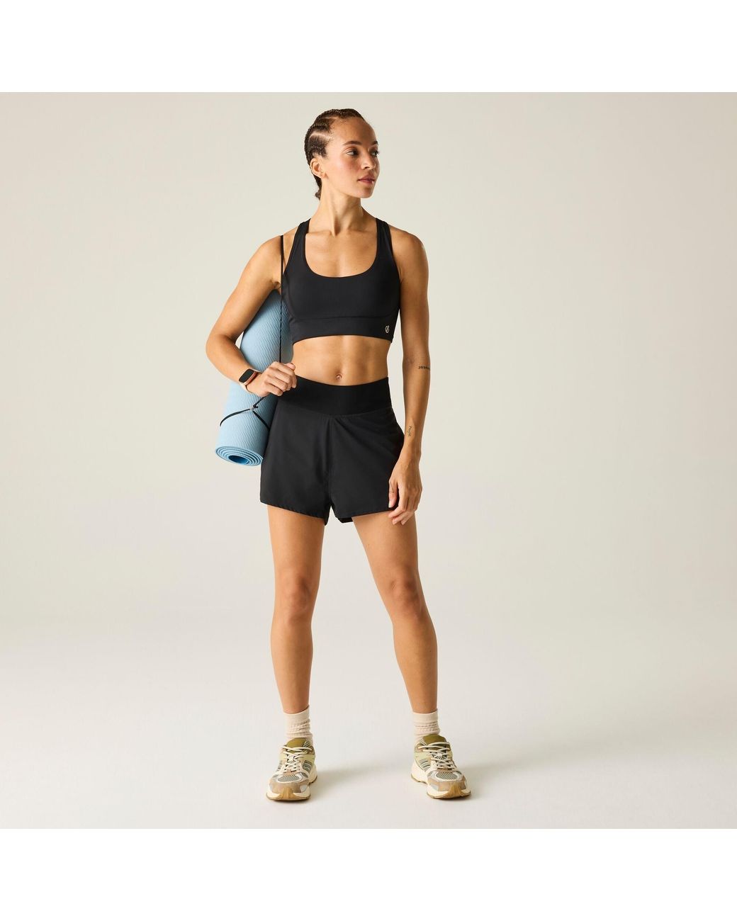 Dare 2b Black Influential Quick-Drying Sports Bra