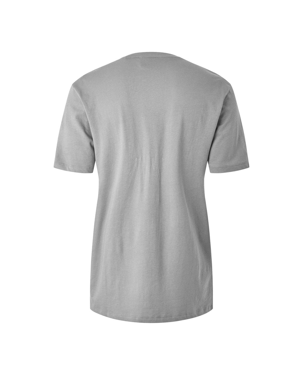 HUGO Gray Dero Cotton Short-Sleeve Crew-Neck T-Shirt for men