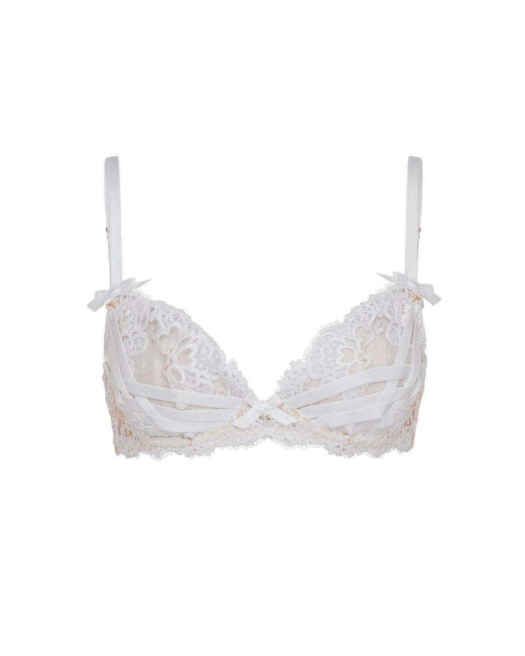 Agent Provocateur Brown Dioni Plunge Underwired Bra