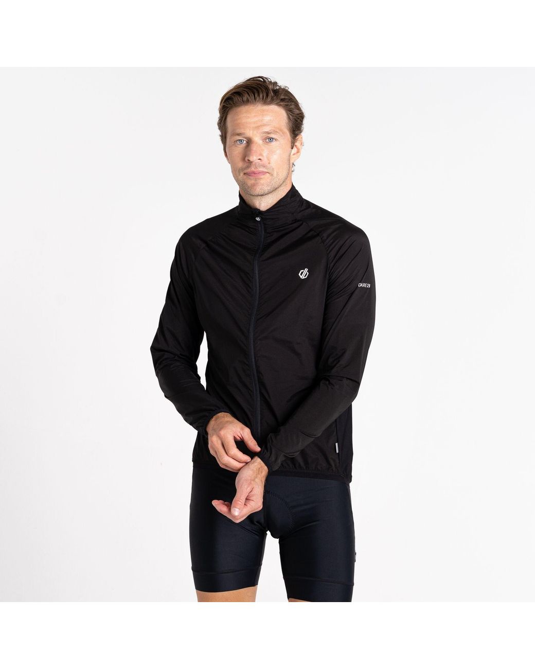 Dare 2b Black Aep Exemplary Lightweight Windshell Jacket for men