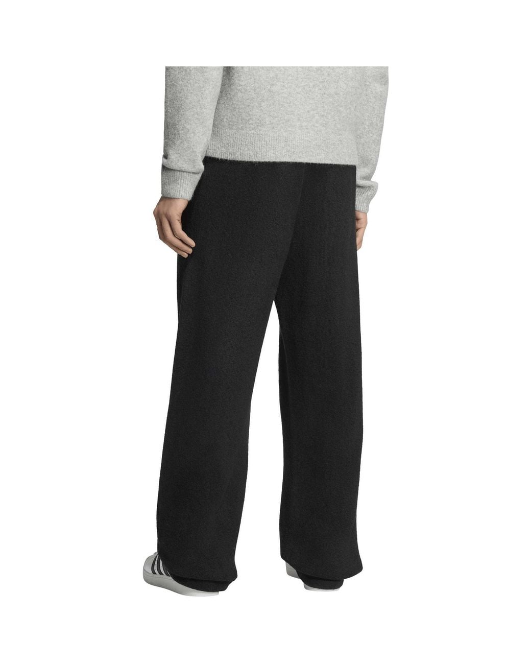 Adidas Originals Black Og Knitted Trousers for men
