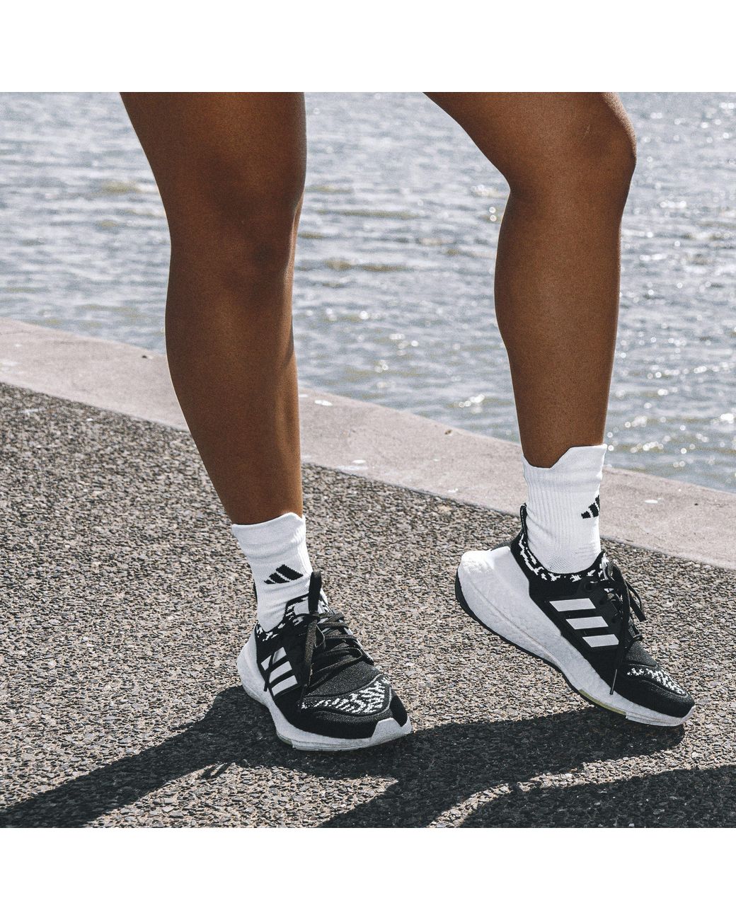 Adidas Blue Ultraboost 22 Running Shoes