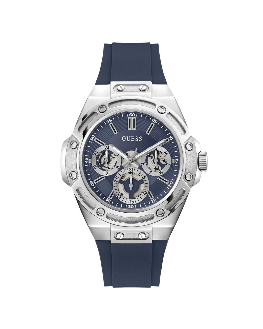 Guess Blue Gesjwl Carver Watch Sn71 for men