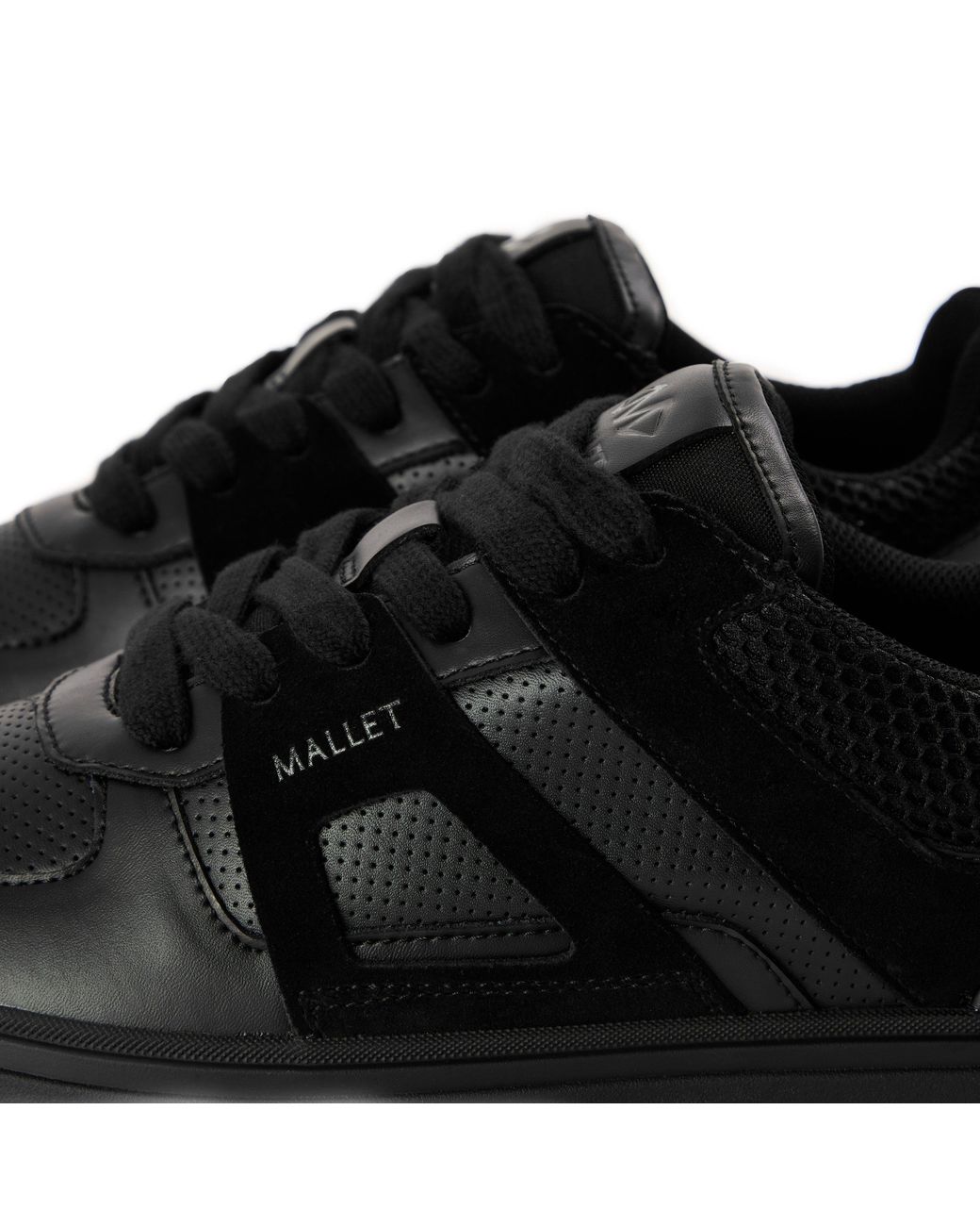 Mallet Black Fenchurch Chunky Trainers for men