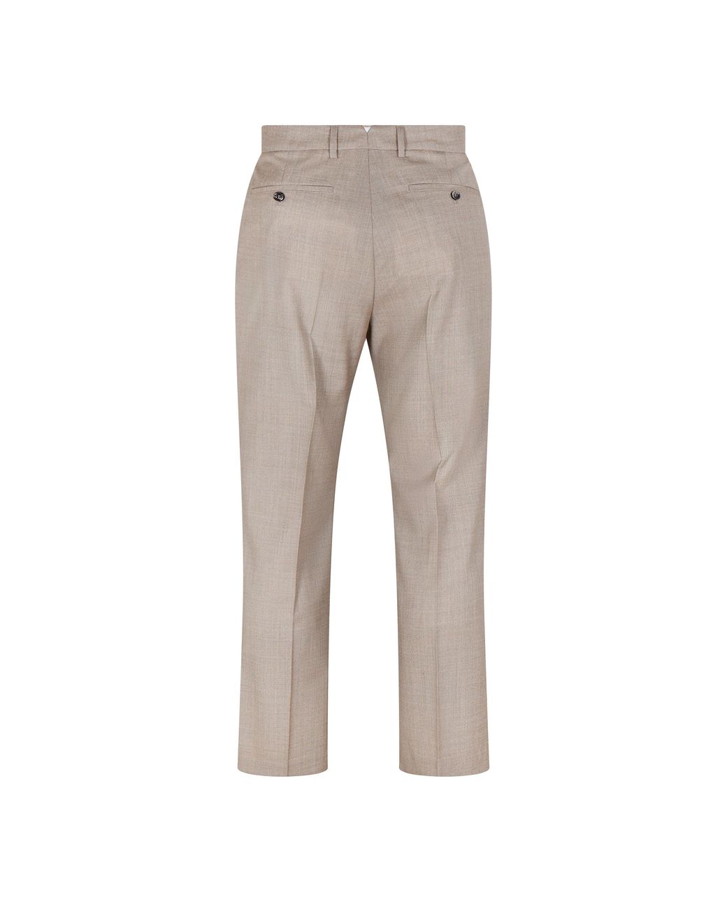 AMI Natural Straight Trousers for men