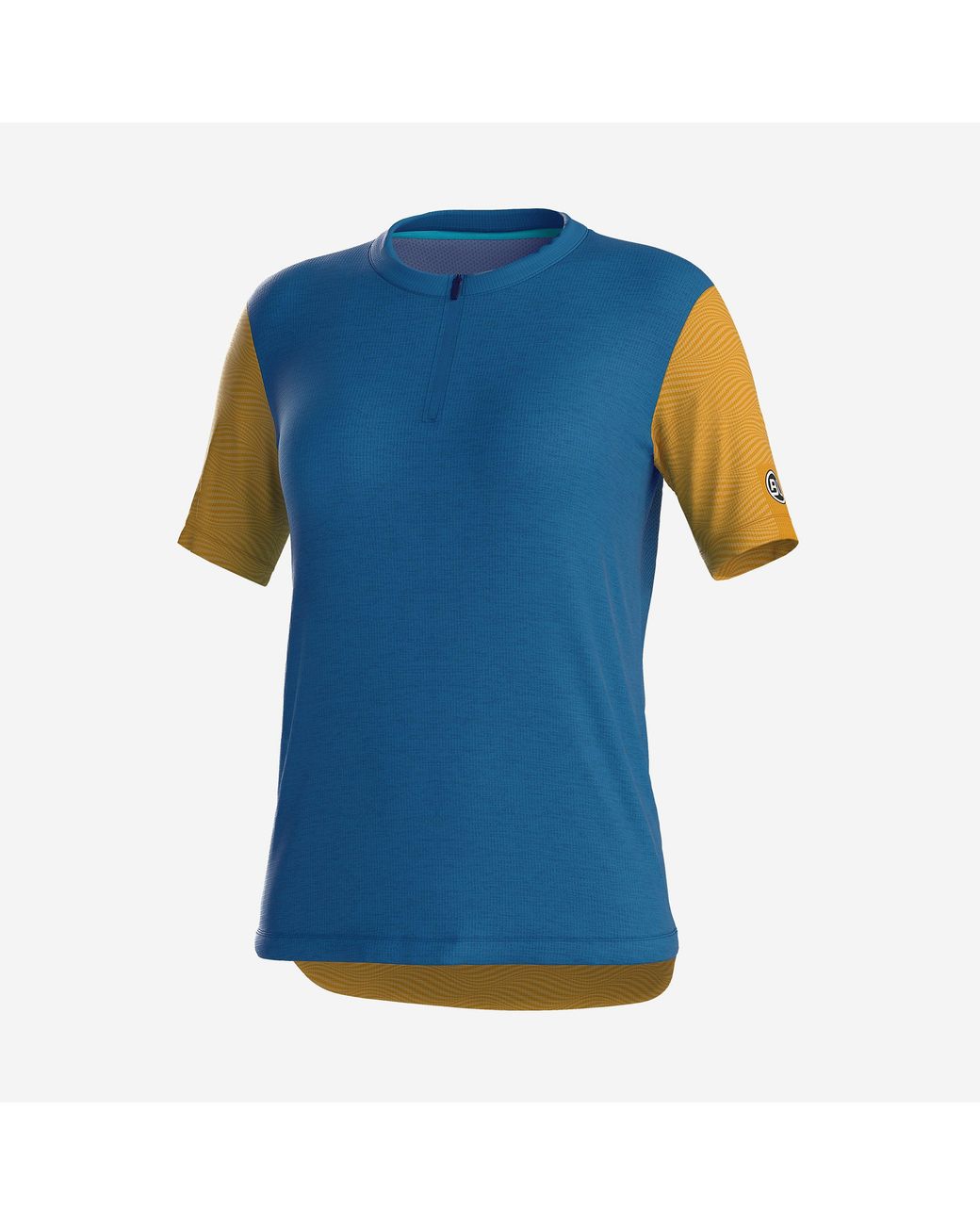 Bicycle Line Blue Zoe Half Zip Short Sleeve Cycling Jersey
