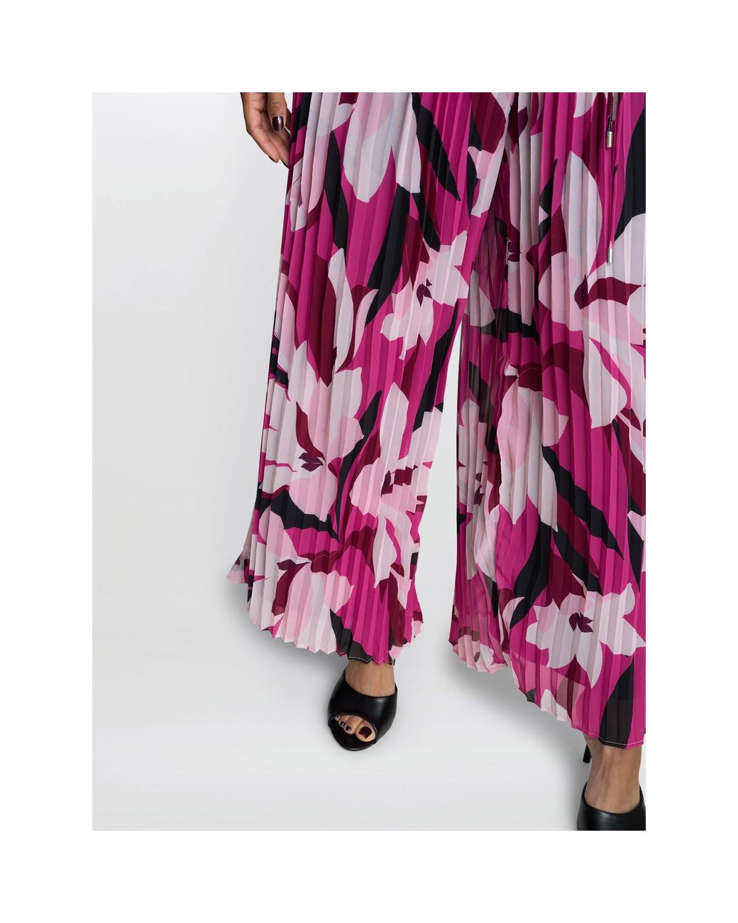 Gina Bacconi Red Dolores Jumpsuit With Printed Trousers