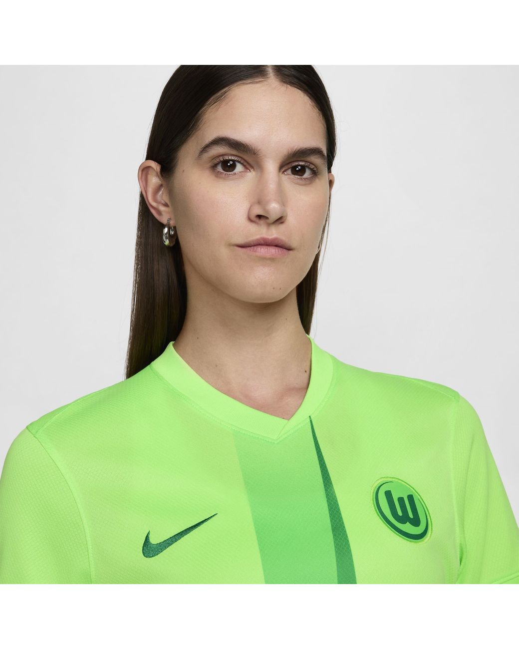 Nike Green Wolfsburg Home Shirt 2024 2025