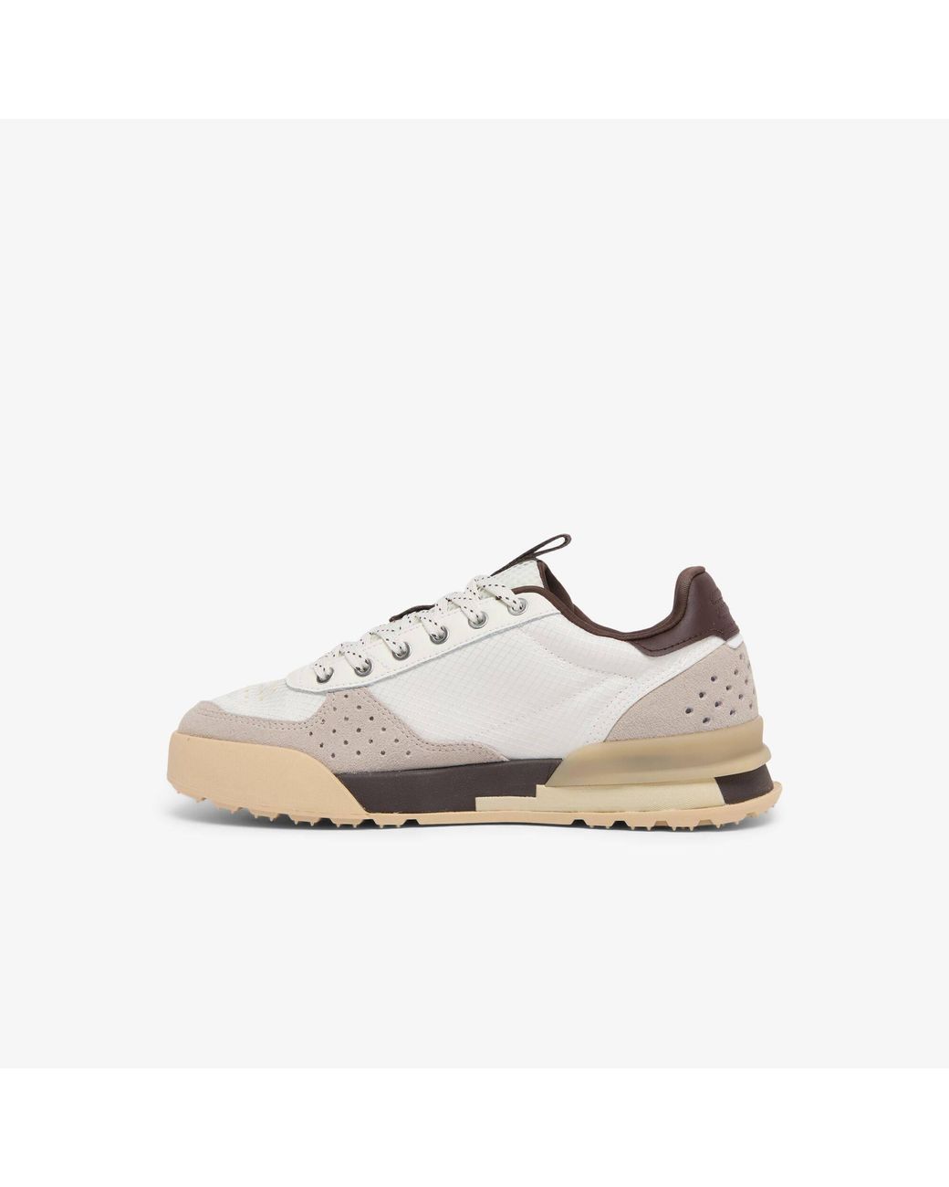 Lacoste White Slam Shot 226 Leather Low-Top Trainers