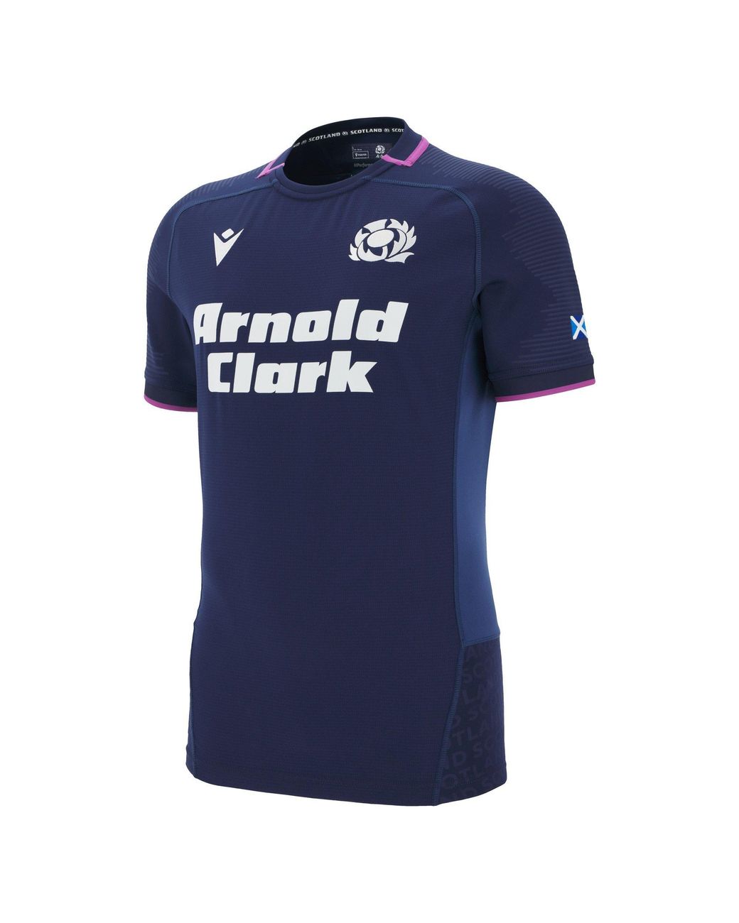MACRON Blue Scotland Rugby Home Shirt 2025 Adults for men