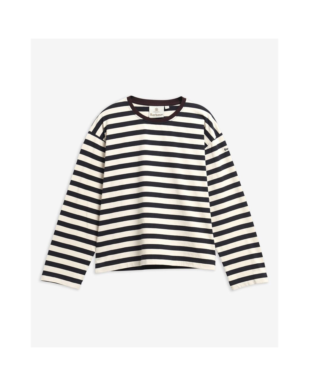 Barbour Black Woodhouse Timeless Classics Cotton Long-Sleeve T-Shirt