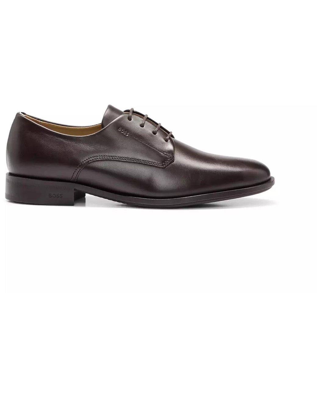 Boss Brown Colby Derby Premium Leather Shoes for men