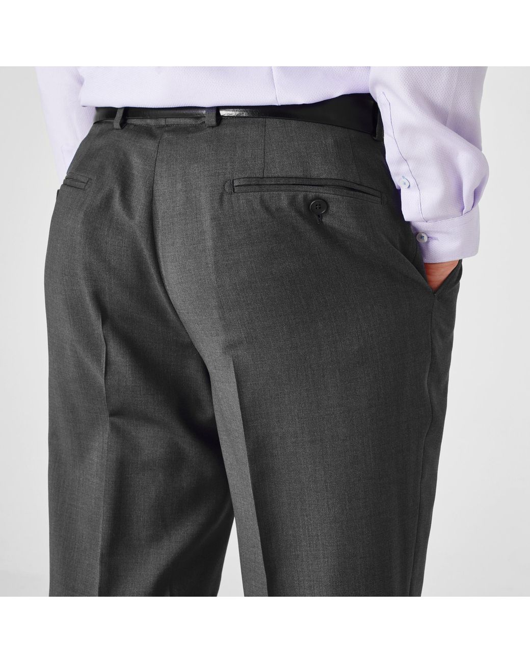Ted Baker Gray Irvine Trousers for men