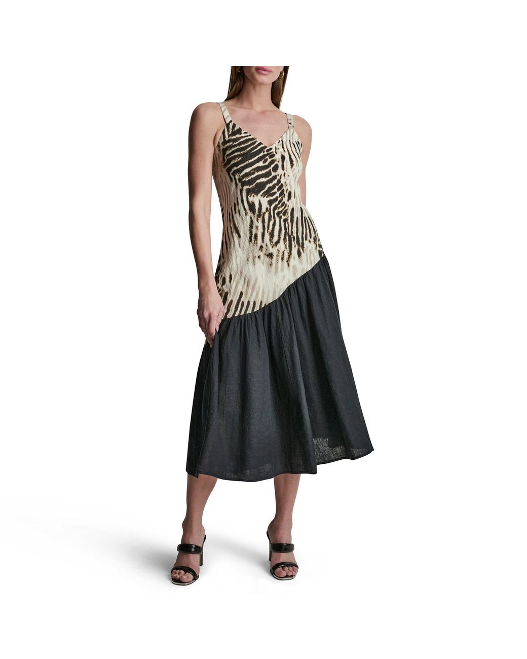 DKNY Black Long Maxi Dress