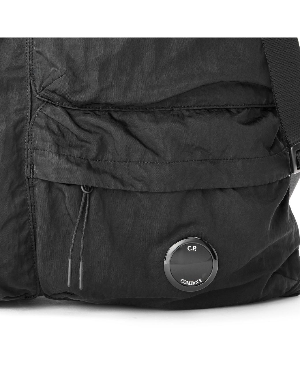 C P Company Black Tote Bag for men