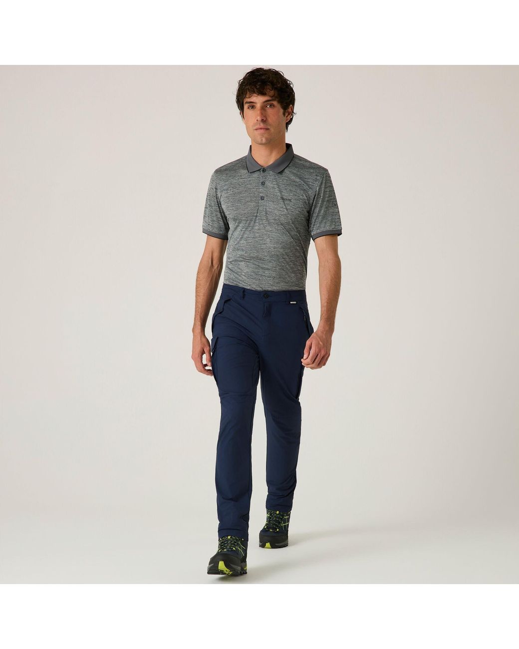 Regatta Blue Anti-Insect Lightweight Isoflex Trousers for men