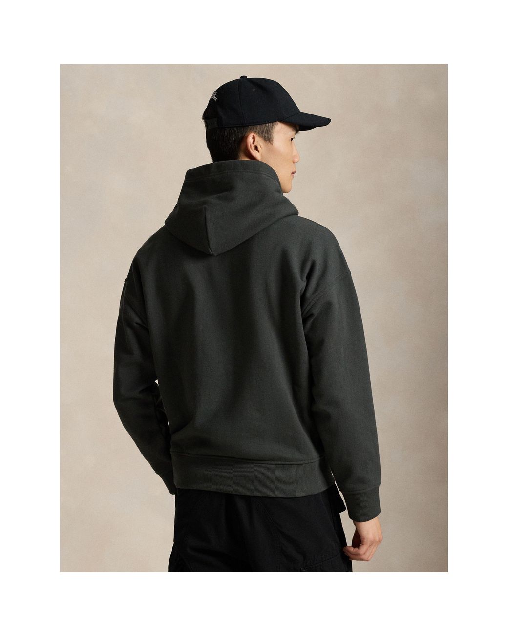 Polo Ralph Lauren Gray Prl Pp Pull Over Hoodie for men