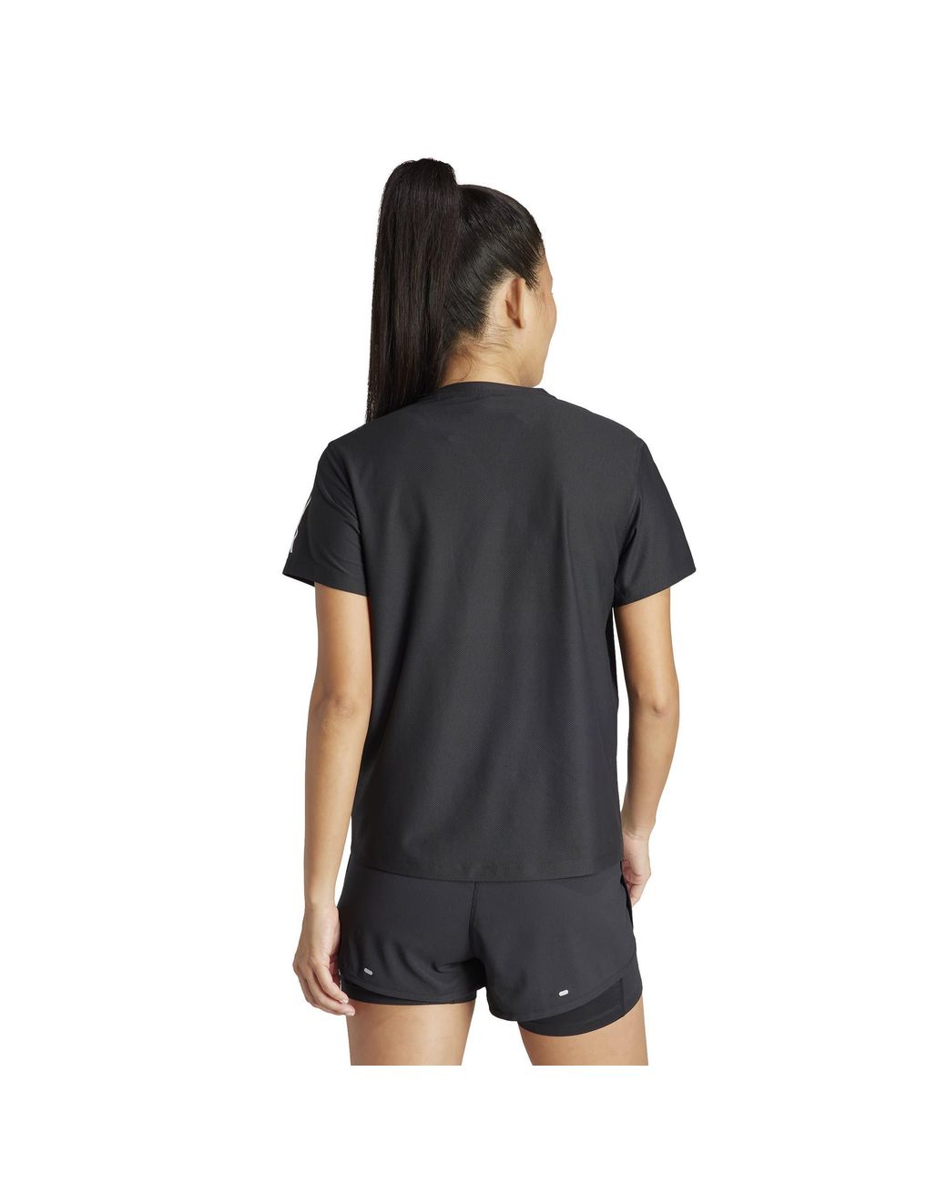 Adidas Black Own The Run T-Shirt