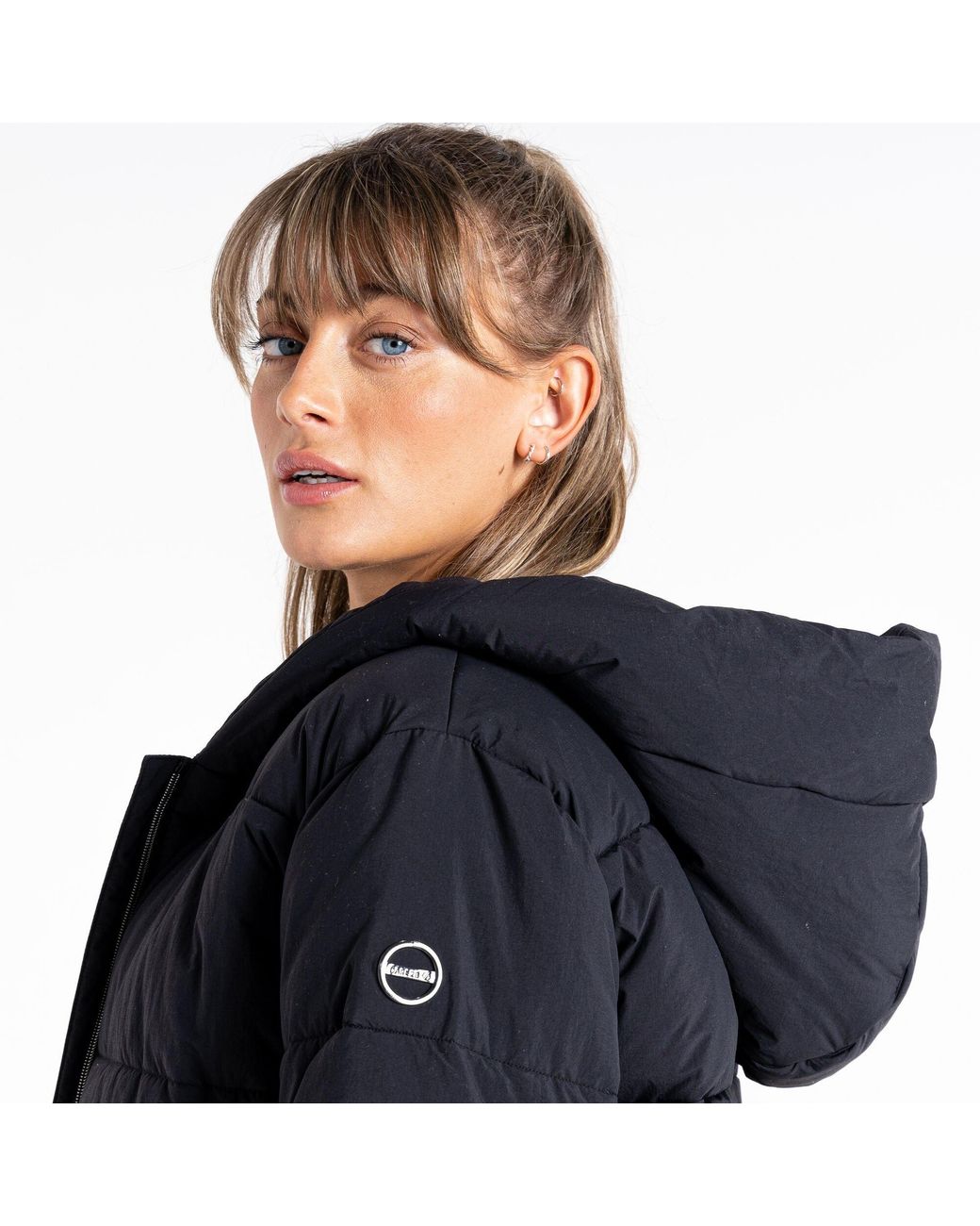 Dare 2b Black Lavishly Water Repellent Long Sleeve Insulated Puffer Jacket