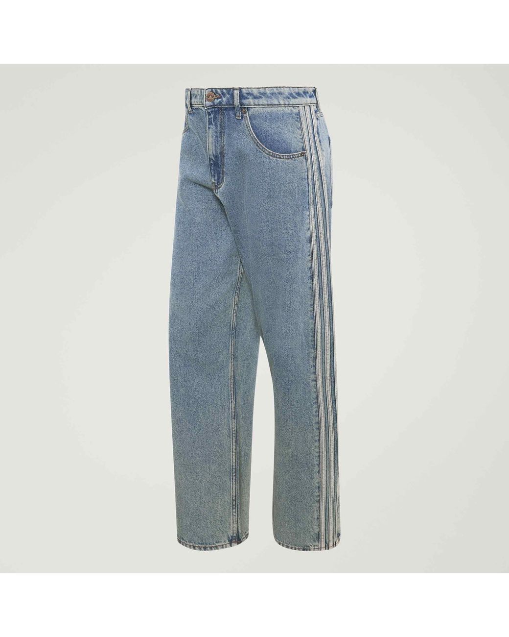 Adidas Originals Blue Firebird Cotton Joggers for men