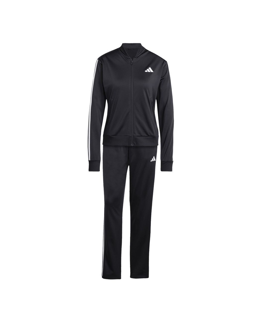 Adidas Black Back 2 Basics 3-Stripes Tracksuit