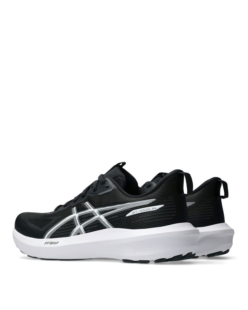 Asics Black Gt-1000 14 Road Running Shoes