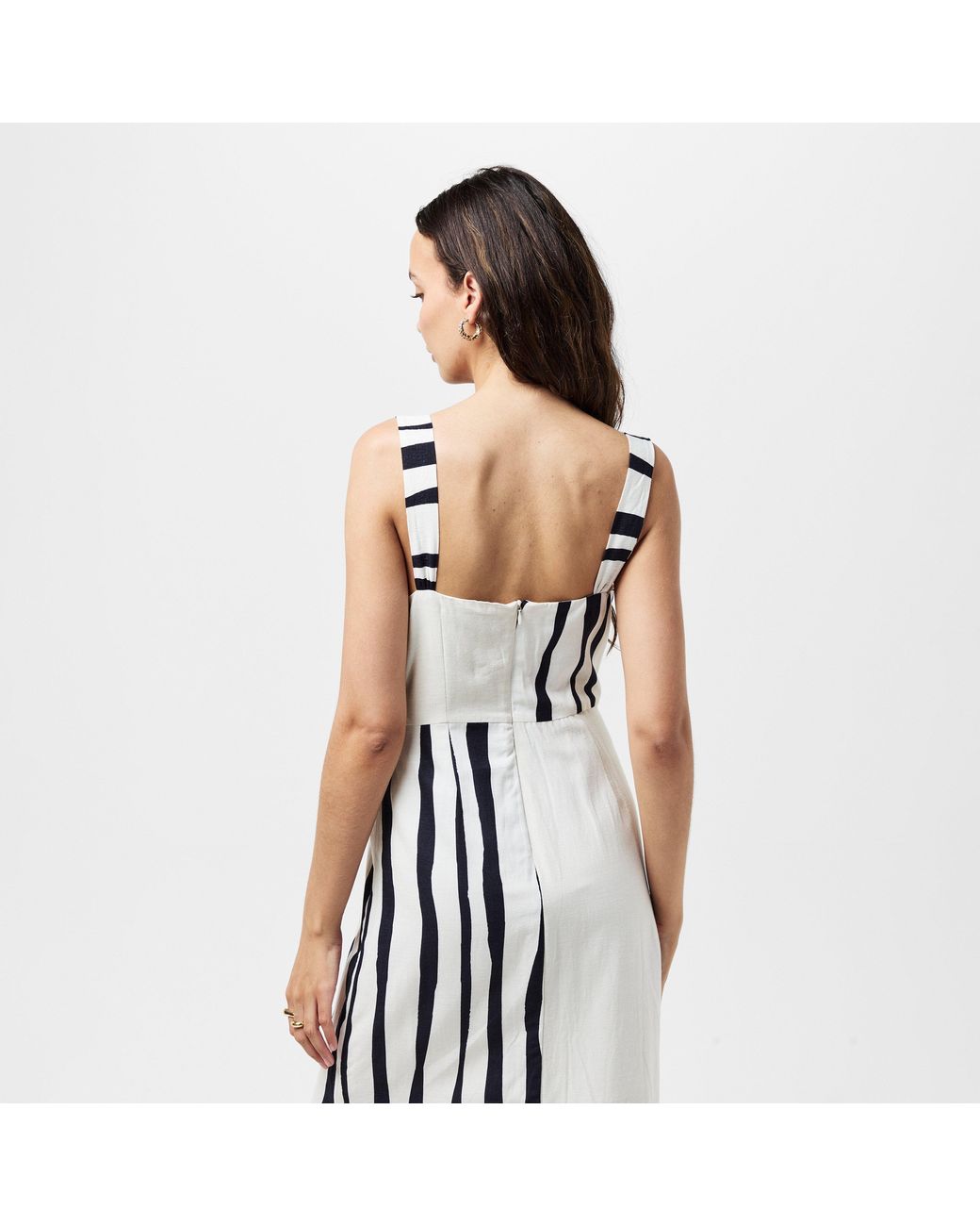 French Connection White Genevieve Flowing Maxi Dress