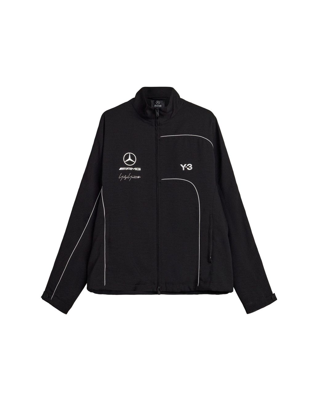 Y-3 Black Mercedes Track Jacket for men