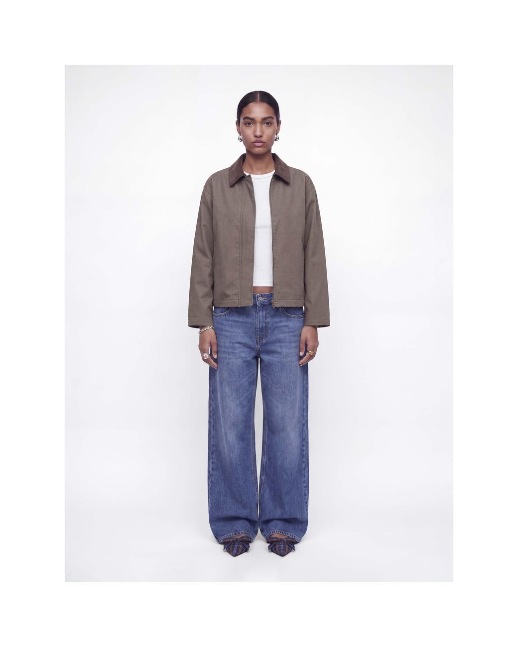 JJXX Green Wilma Worker Field Jacket