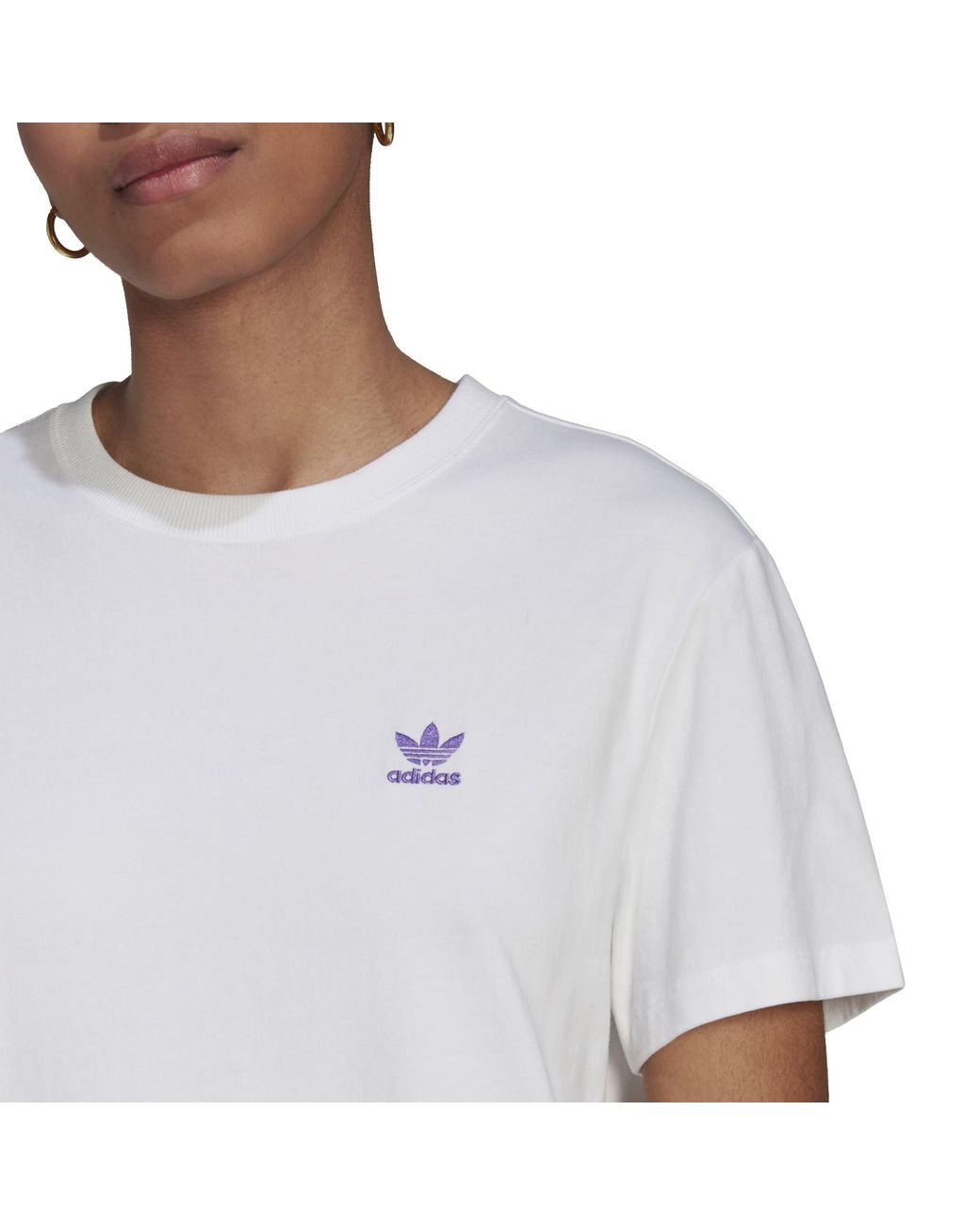 Adidas Originals White Adidas T-Shirt Dress