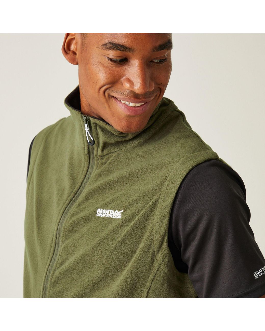Regatta Green Tobias Ii Fleece Bodywarmer for men