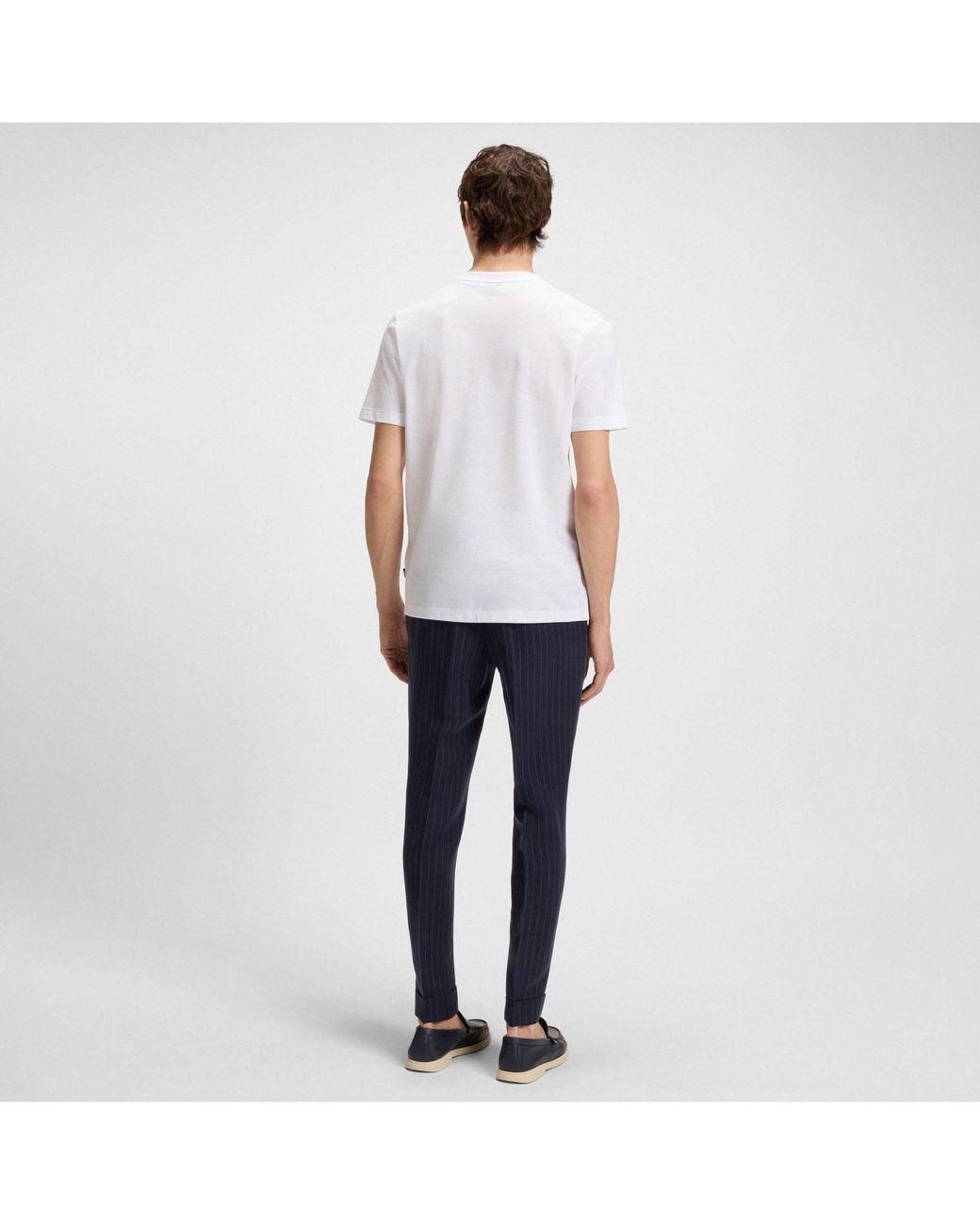 Boss White Tiburt 240 T-Shirt for men