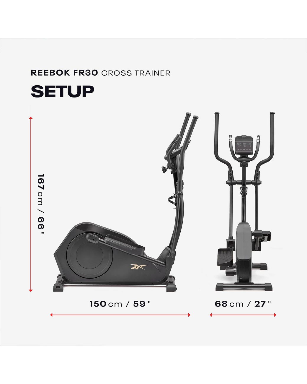 Reebok Gray Fr30 Cross Trainer