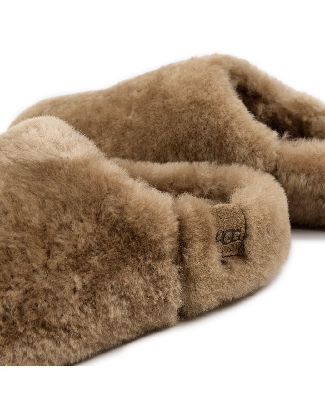 Ugg Brown Elea Fluff Slip Ld64