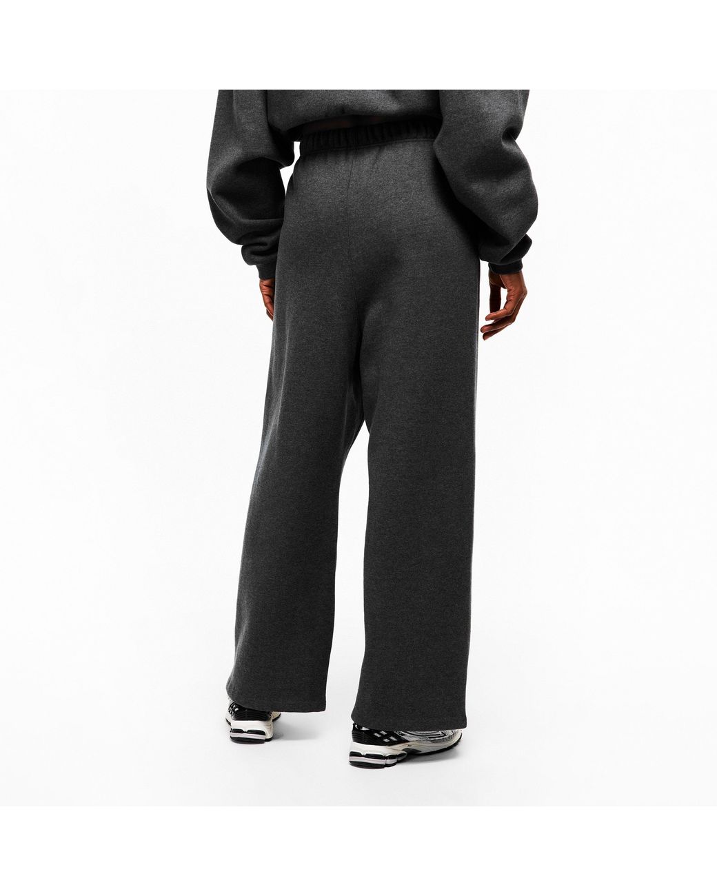 Fear Of God Gray Open Hem Fleece Joggers