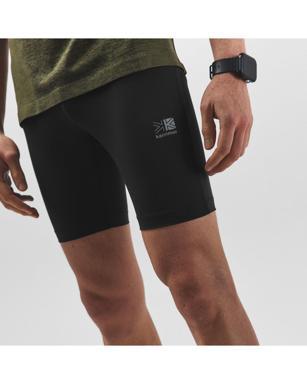 Karrimor Black Tight Shorts for men