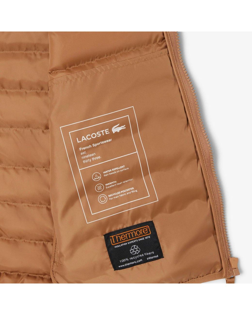 Lacoste Brown Gilets for men