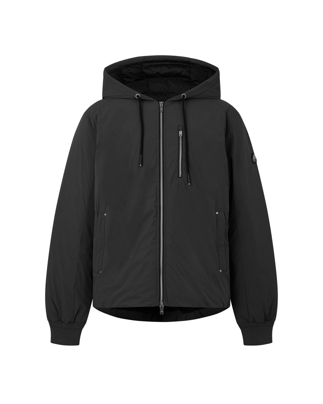 Moose Knuckles Black Mk Northdale Hood Jkt for men