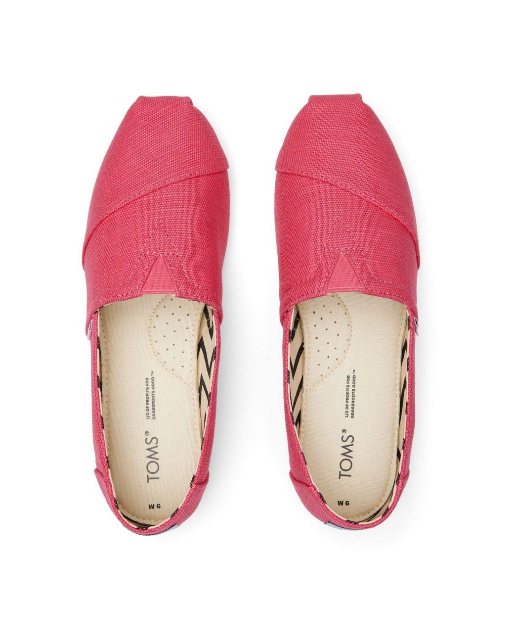 TOMS Pink Alpargata Classic Espadrilles