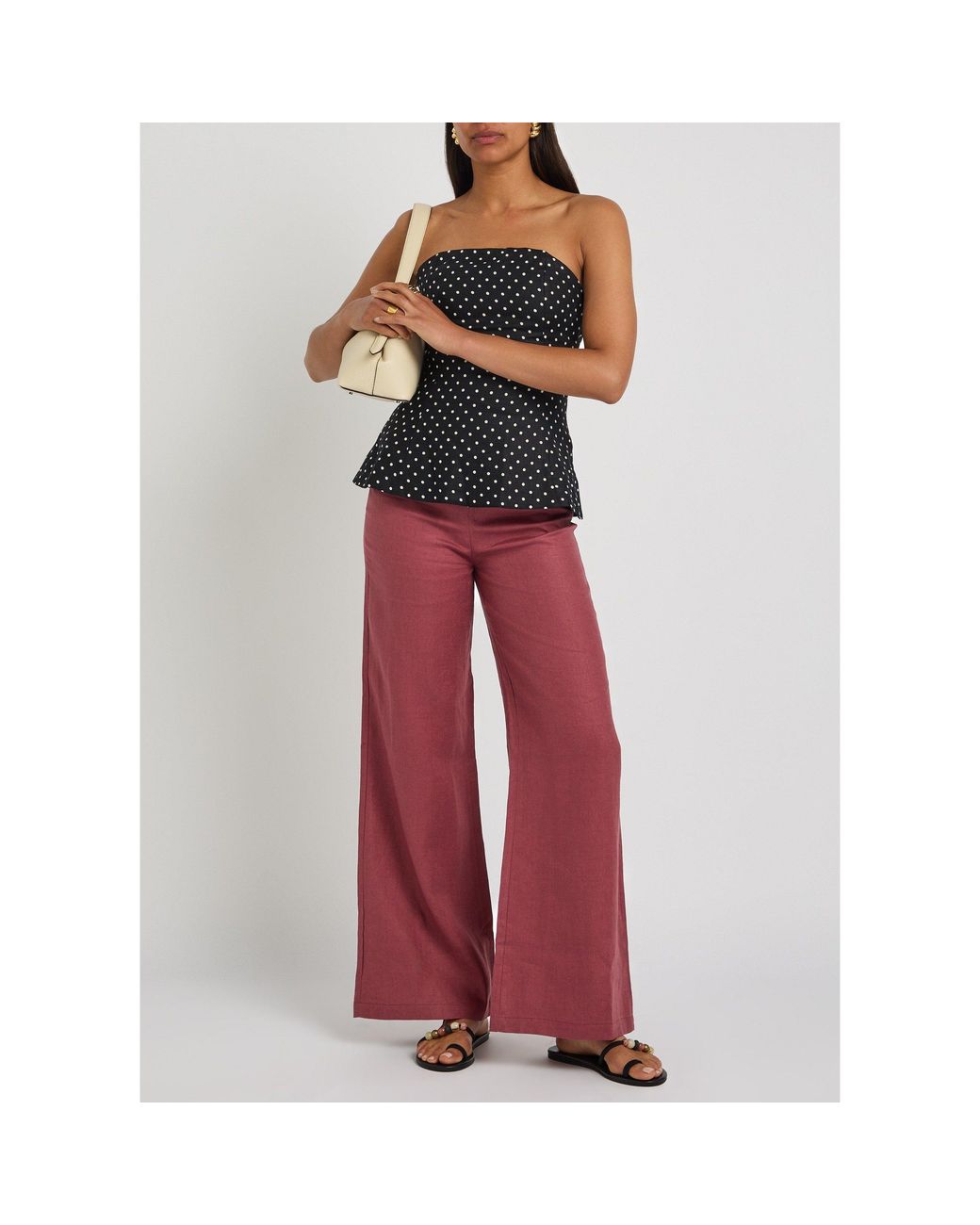 Faithfull The Brand Red Syna Pant