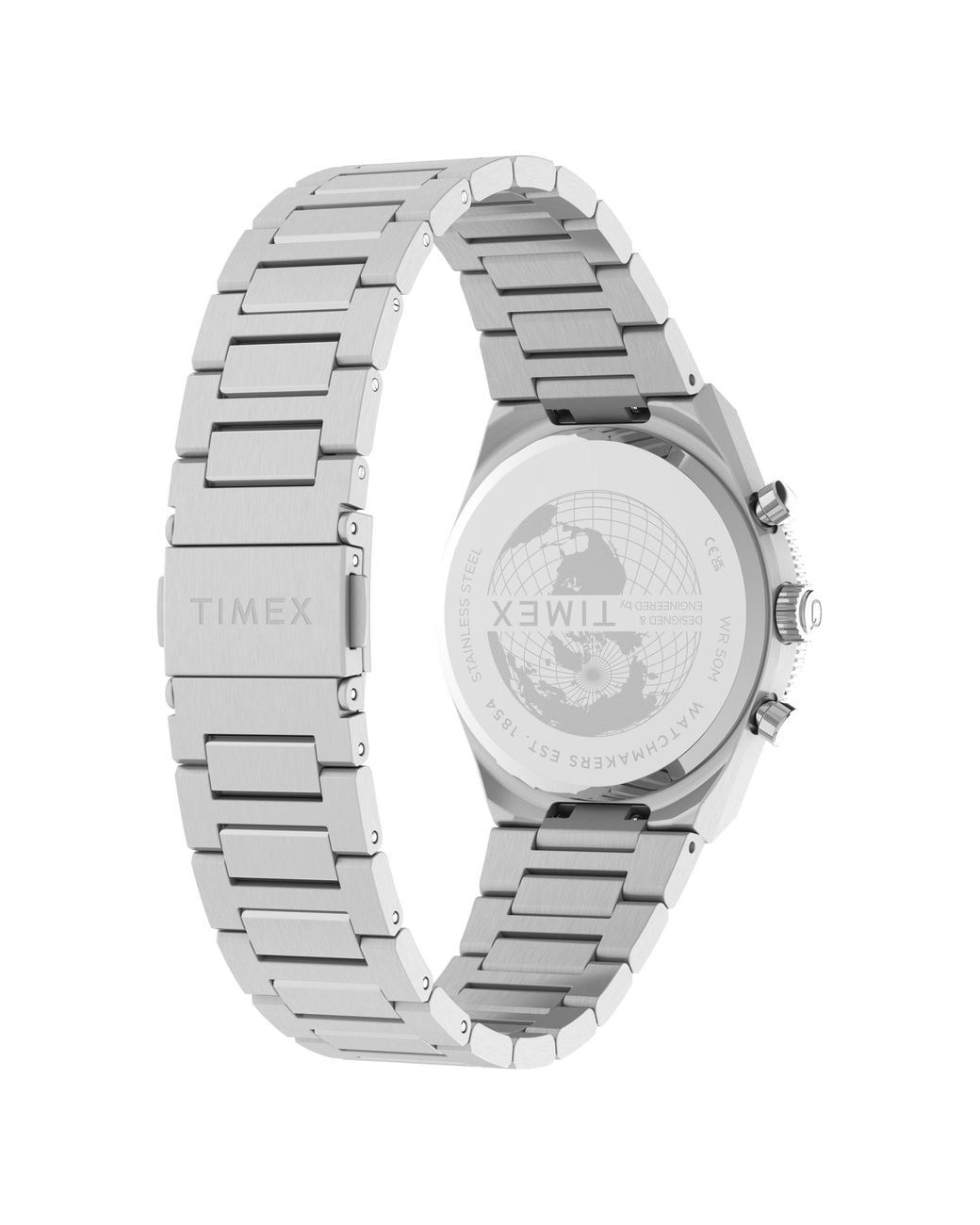 Timex Metallic L Q Chrono Wtc Sn71 for men