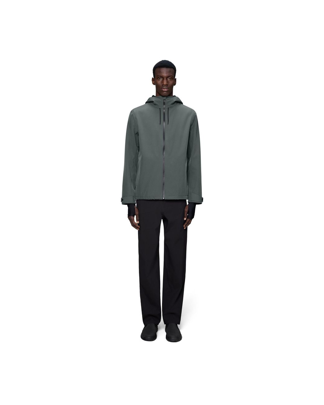 Rains Gray Suva Softshell Waterproof Jacket