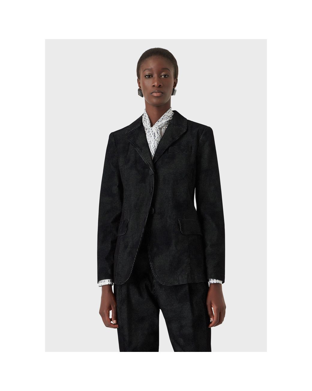 Emporio Armani Black Ch Fbrc Jkt
