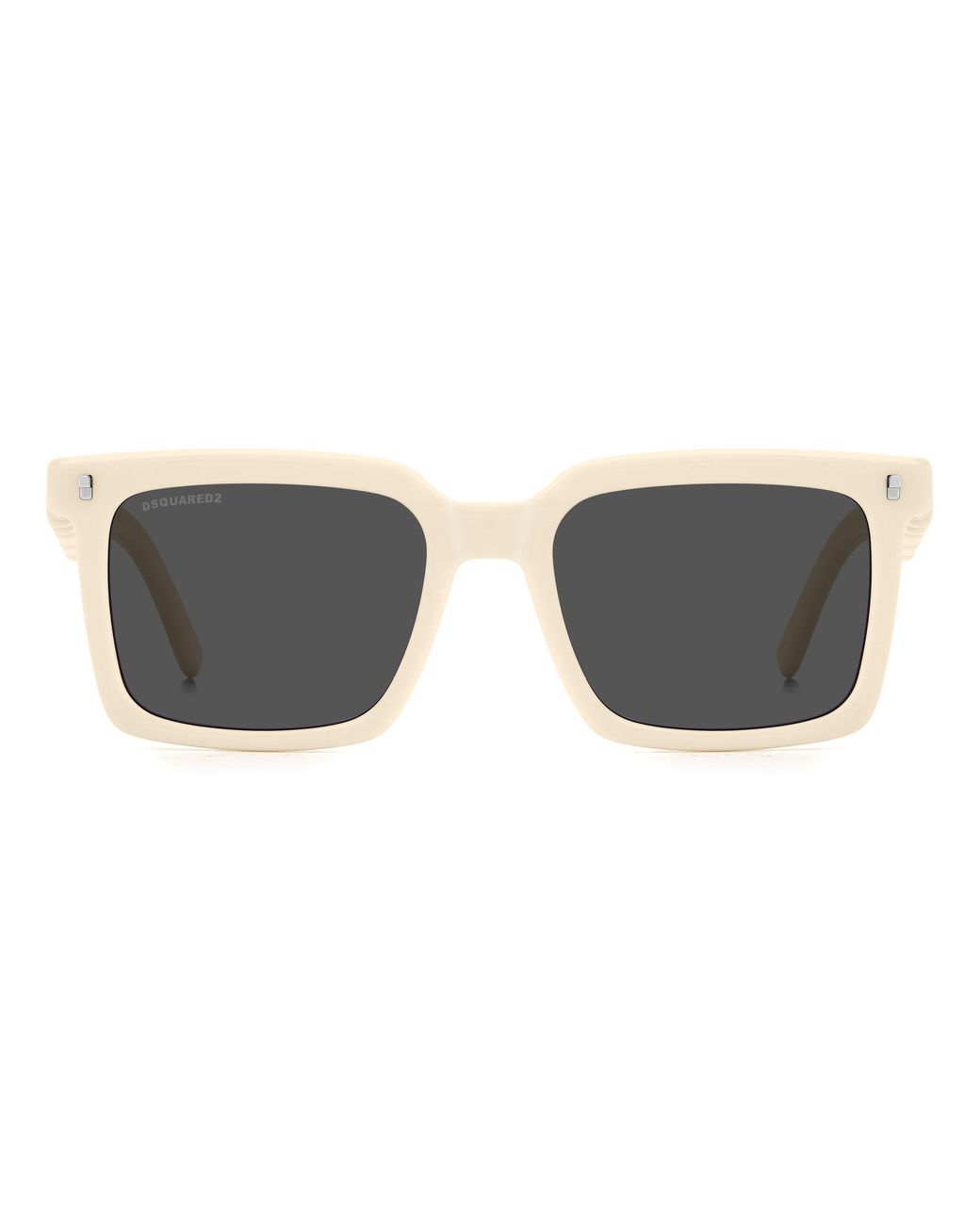 DSquared² White Round Sunglasses for men