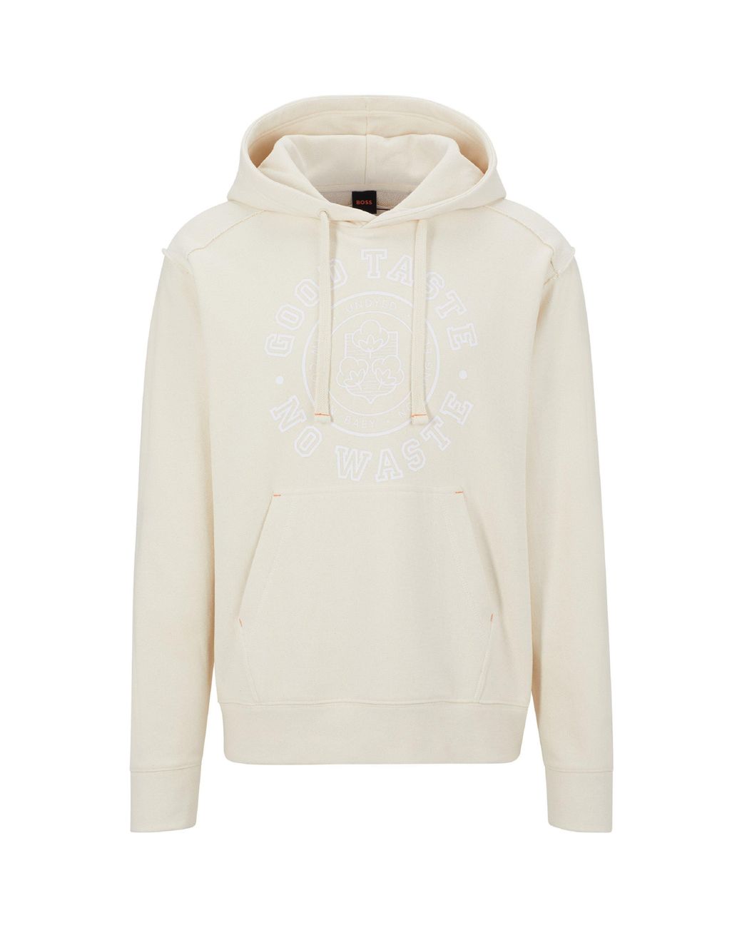 Boss White Wecirco Closed Hem Woven Tracksuit Joggers for men