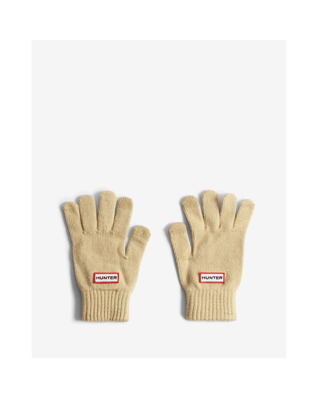 Hunter Natural Pom Pom Hat And Glove Set